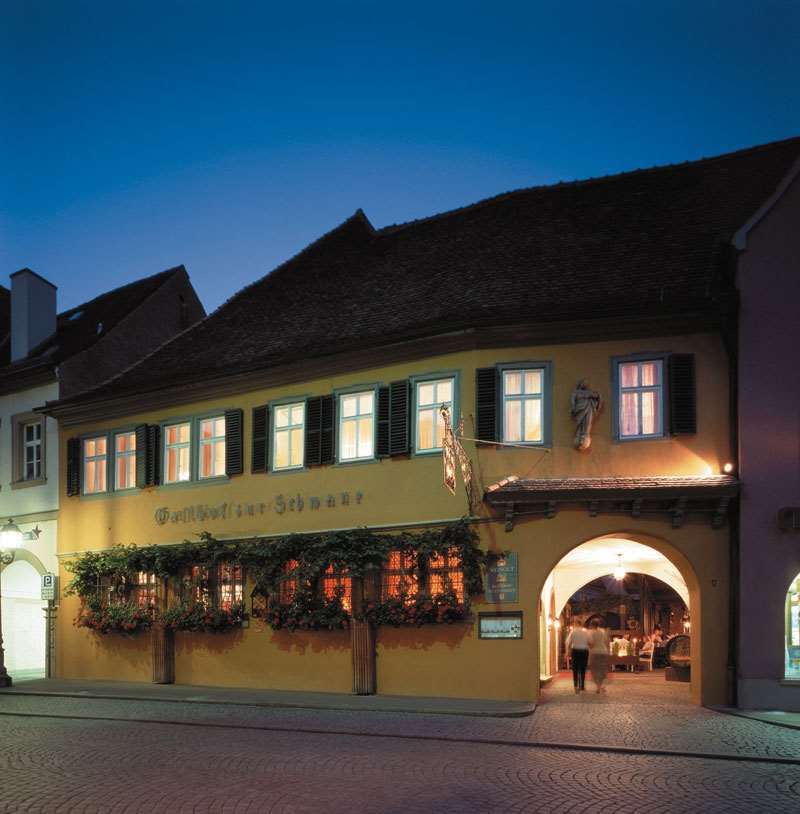 Romantik Hotel Zur Schwane Volkach Kültér fotó